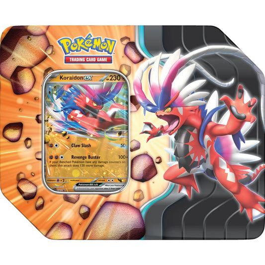 PRE-ORDER: Pokemon TCG Slashing Legends Tin - Styles May Vary (Expected Release May 16, 2025)