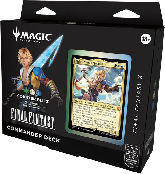 PRE-ORDER: Magic the Gathering: Final Fantasy X Commander Deck - Counter Blitz (Expected Release June 13, 2025)