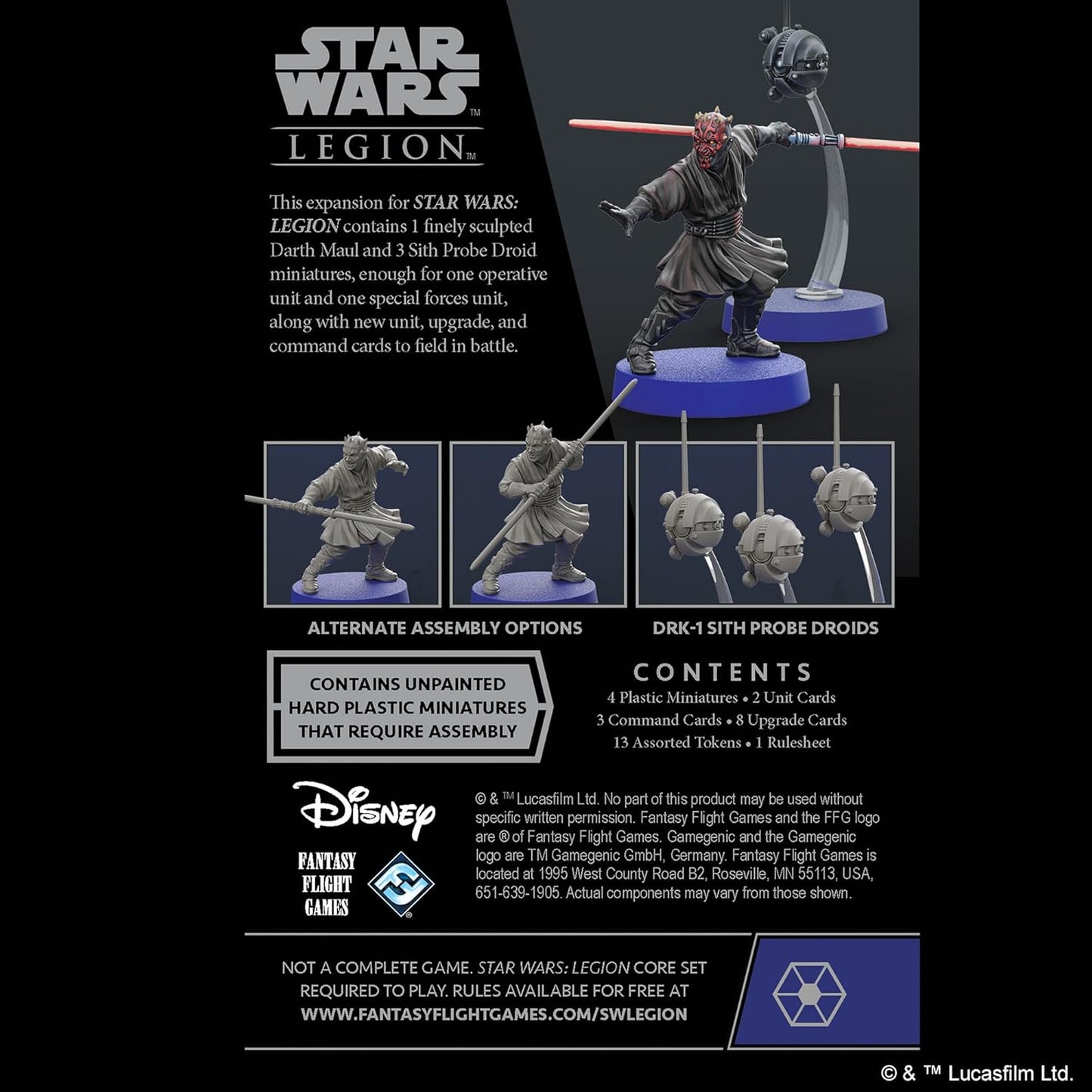 Star Wars Legion: Darth Maul & Sith Probe Droids