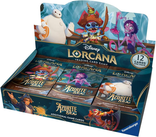 Disney Lorcana TCG: Azurite Sea - Booster Display (24)