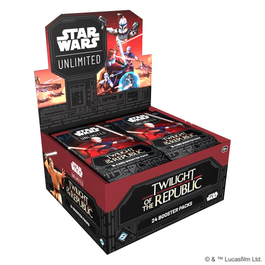 Star Wars: Unlimited TCG Twilight of The Republic Booster Display (Set of 24 Booster Packs)