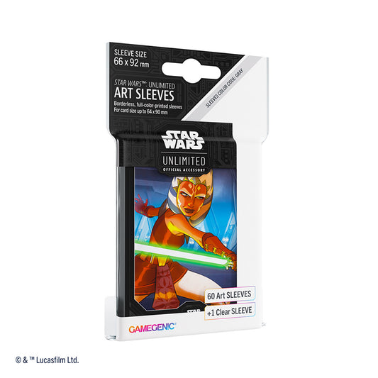 Star Wars Unlimited: Twilight of the Republic, Art Sleeves Card Ahsoka Tano